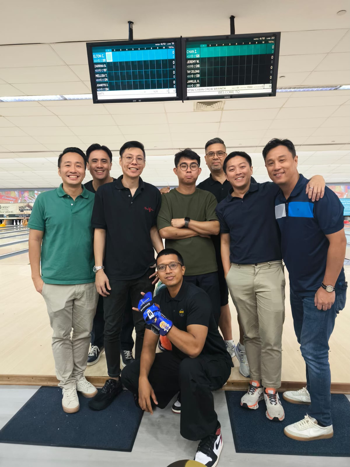 Union management bowling event